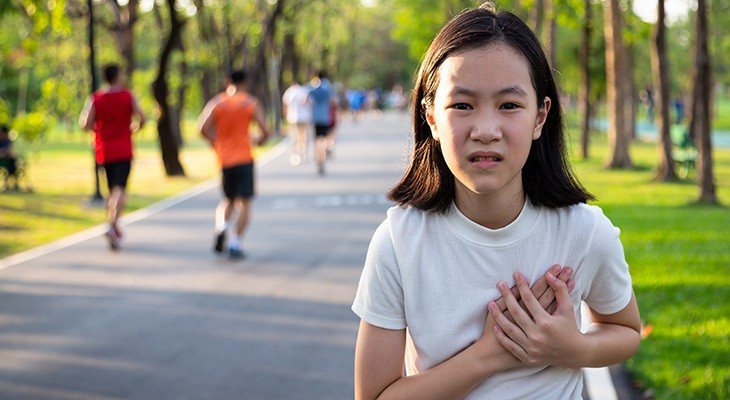 علل درد قفسه سینه در نوجوانان و کودکان